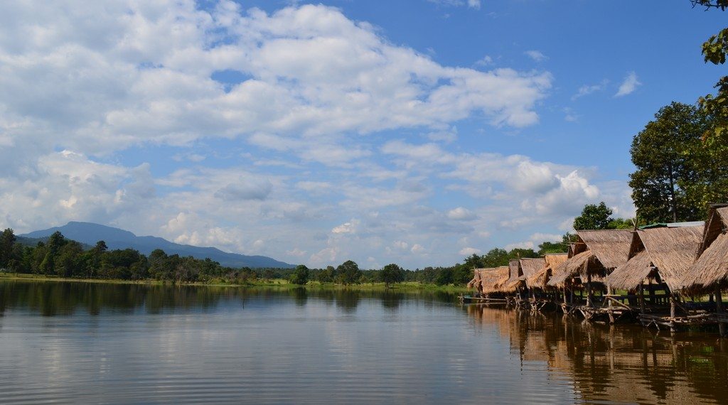 Huay Tung Tao Lake and stilt houses