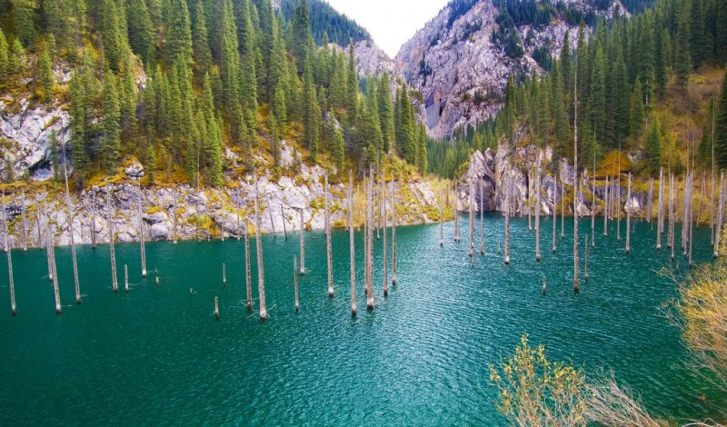 Kaindy Lake, Kazakhstan
