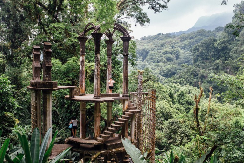 Sir Edward James Castle  in the jungle
