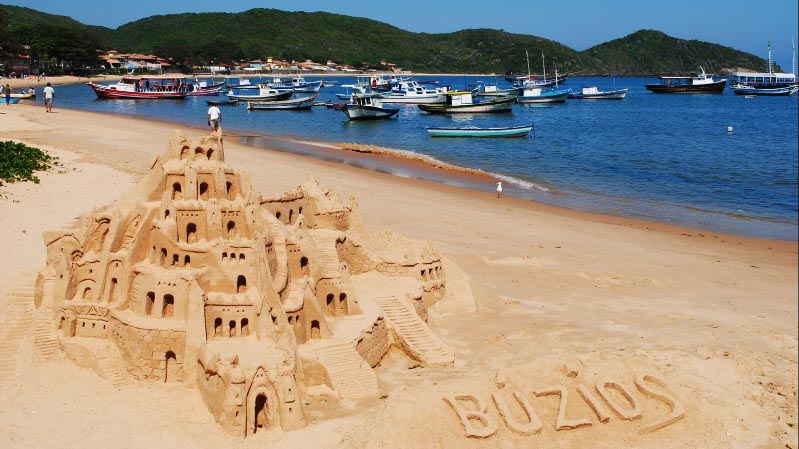 Enjoy a relaxing day on the Buzios Beach in Brazil 