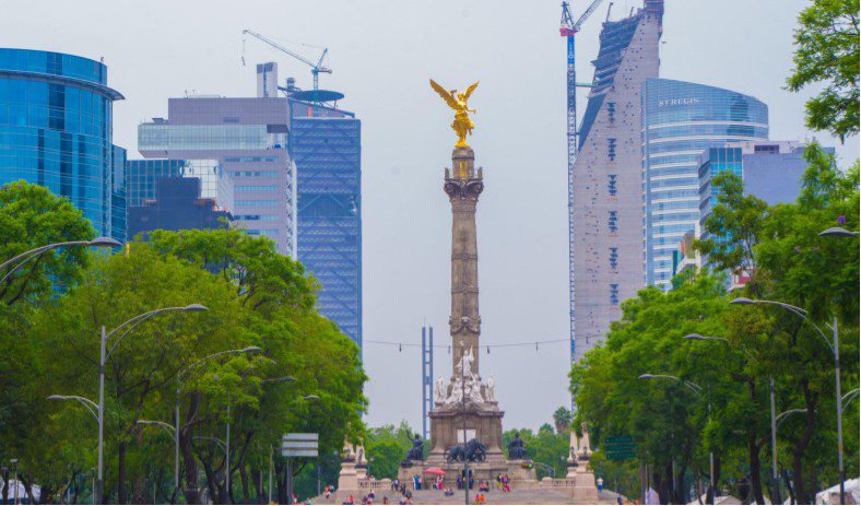 view of the mexico city angel
