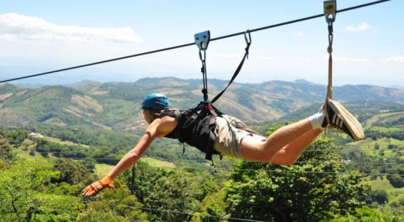 Forget La Poás, Costa Rica has other great adventurous things to do like zip-lining above the forest canopy