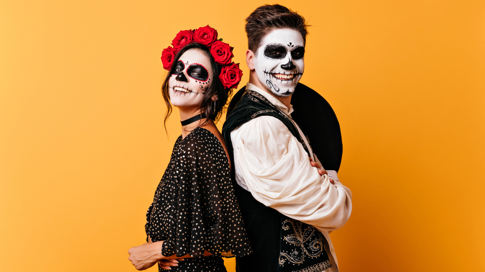 Couple on Day of the Dead
