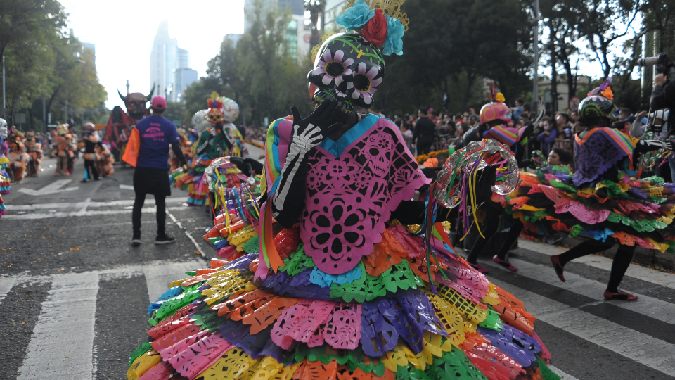 Day of the Dead parade in Mexico City