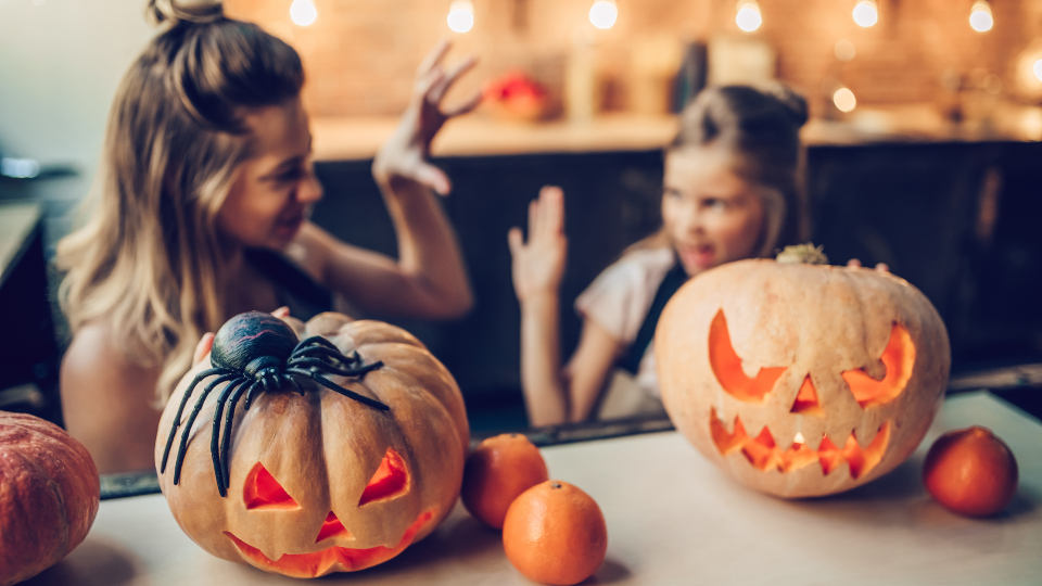 Children enjoying Halloween