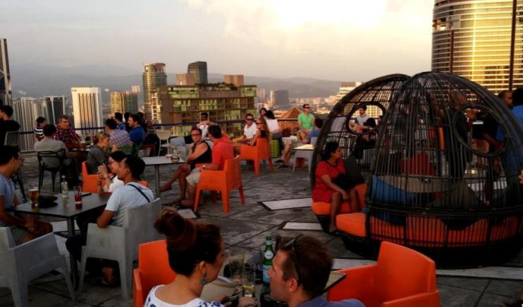 sunsets Heli Lounge Bar- Malaysian Sunsets