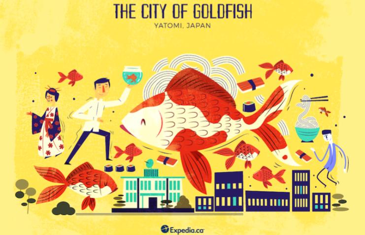 The City Of Goldfish- City Nicknames