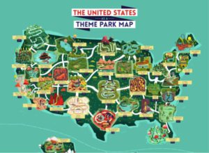 Read more about the article Outdoors Adventure: A Theme Park Map of the USA