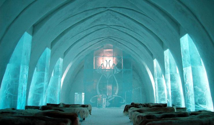 Enjoy a stay at the Ice Hotel in Sweden- Winter Holiday