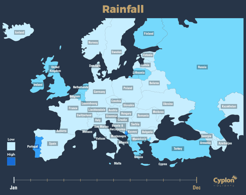 Rainfall in Europe- GIF Map Rainfall in Europe- GIF Map