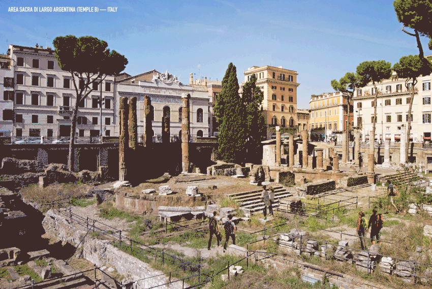 Area Sacra Di Largo Argentina, Italy- Ancient Ruins Area Sacra Di Largo Argentina, Italy- Ancient Ruins
