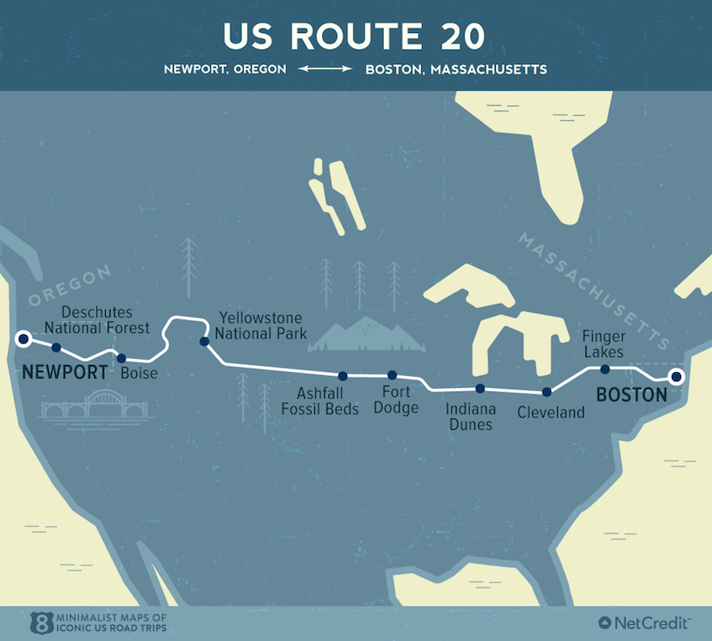 US Route 20- Epic American Road Trips