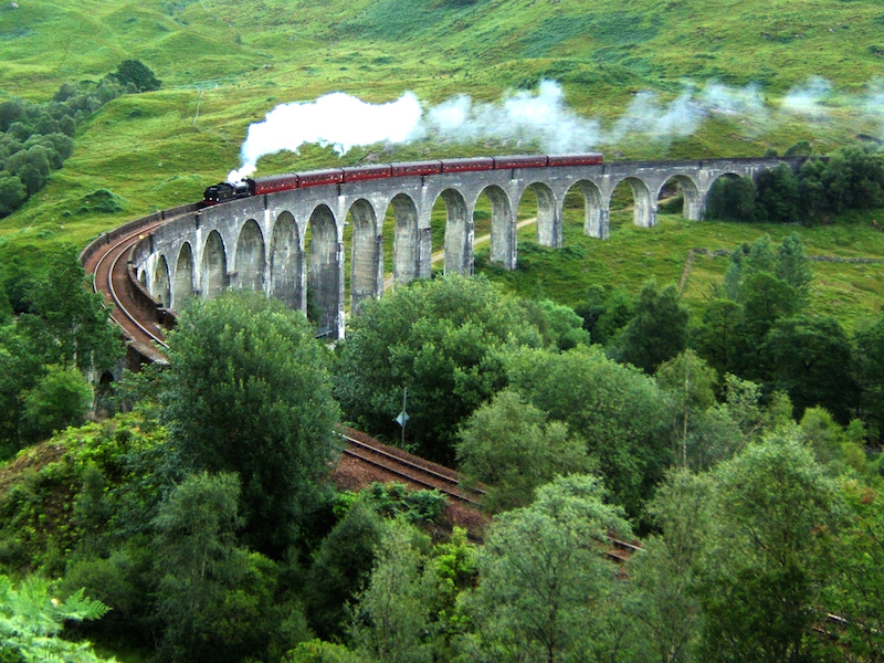 The Hogwarts Express, Scotland- Movie Locations 