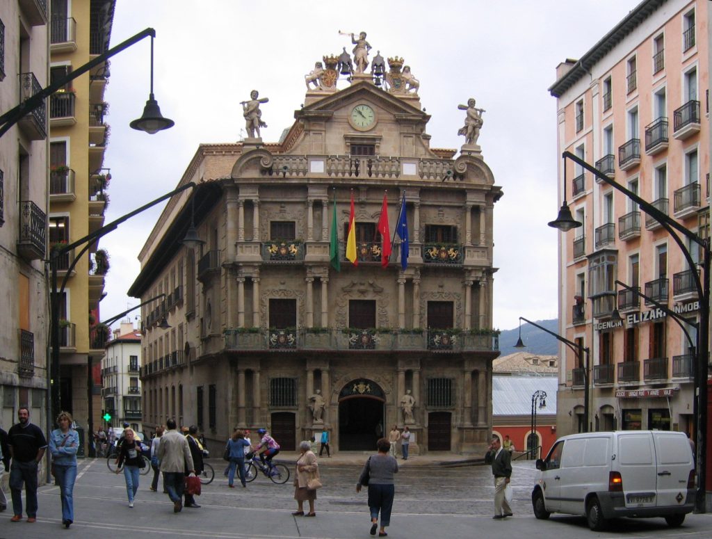 City Hall in Pamplona Spain