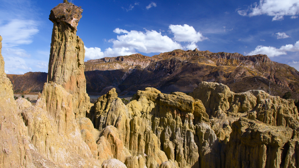 Moon Valley in Bolivia