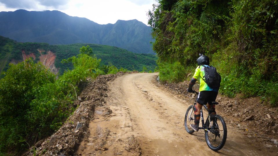 Death Road in Bolivia.