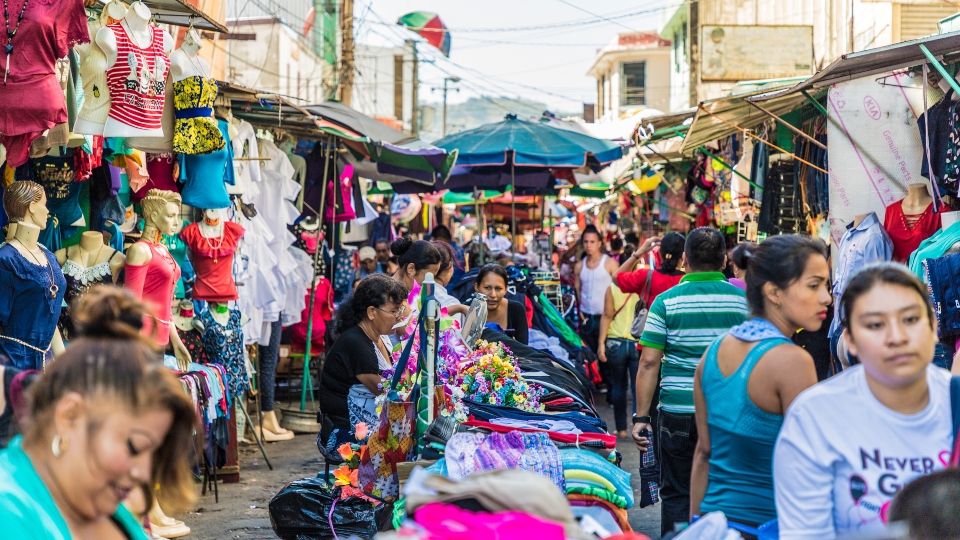 Market in El Salvador