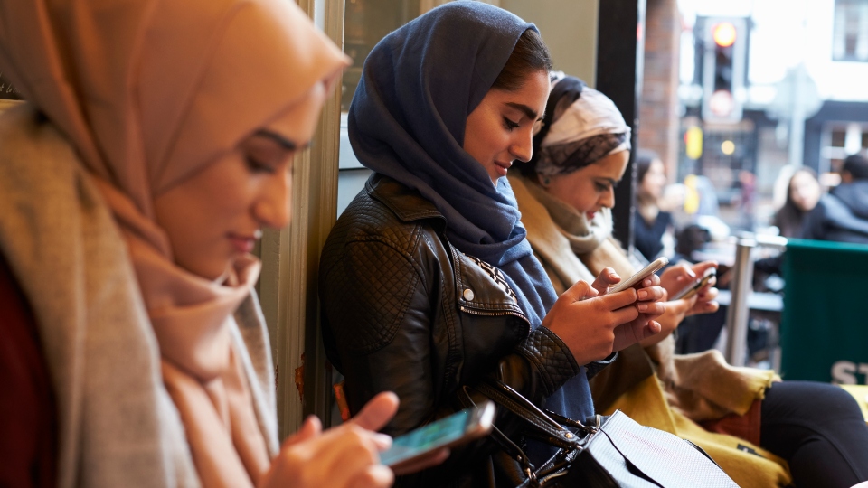 Muslim women planning their next trip