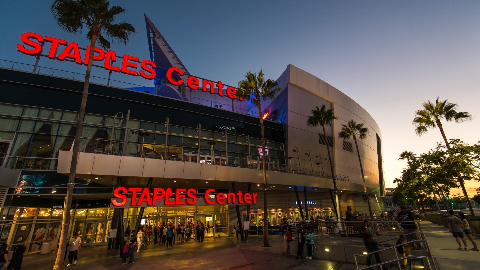 Staples Center in Los Angeles 