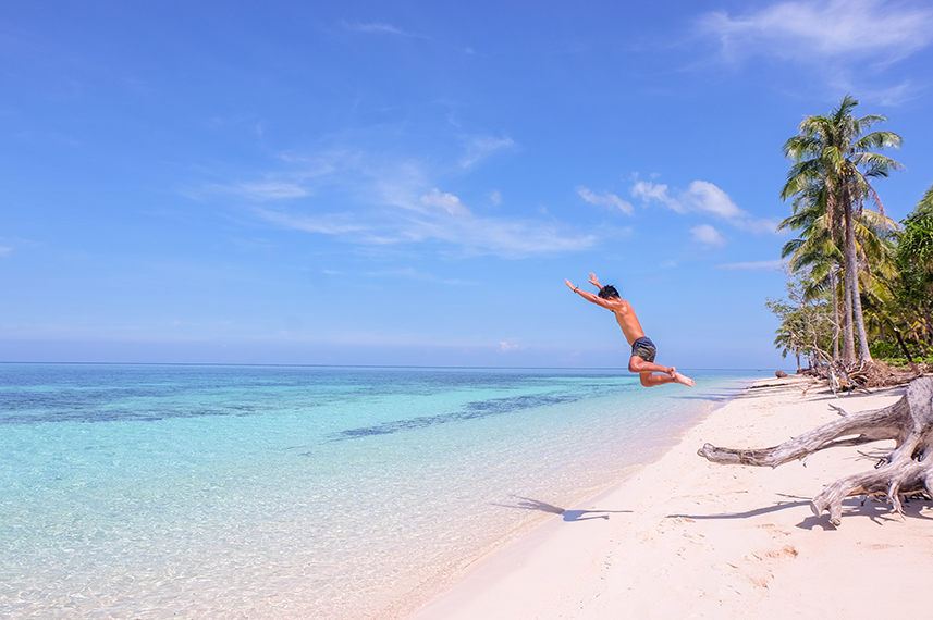 palawan jumping man