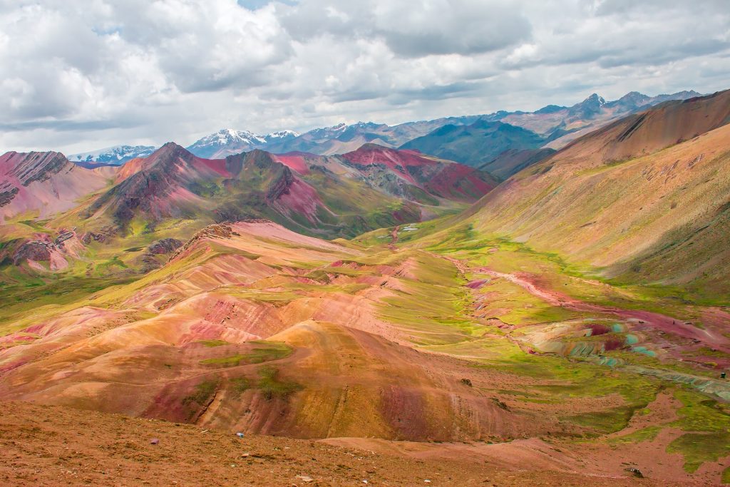 rainbow mountain in peru