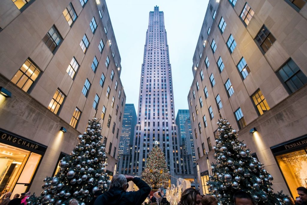 christmas in new york rockefeller center