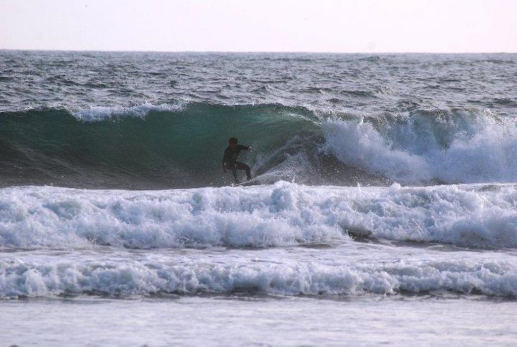 peru surfing man in lima
