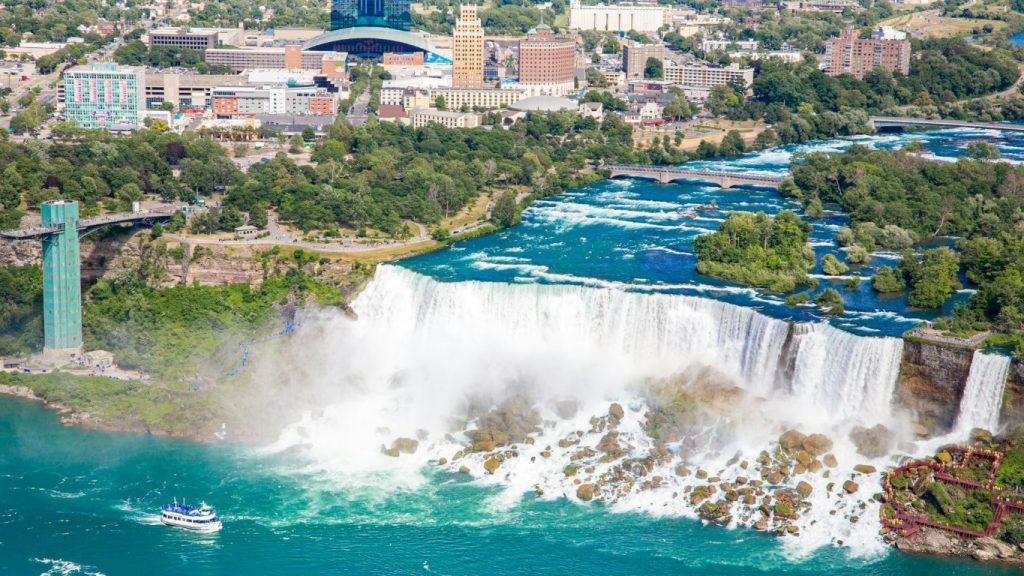 niagara falls blue