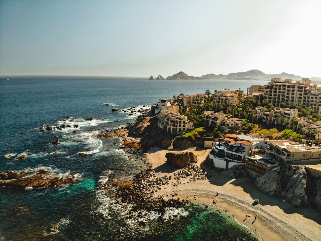 cabo san lucas mexico overhead view