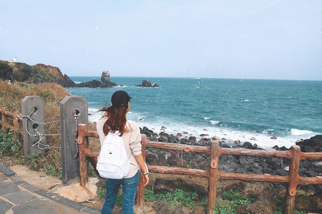 woman in jeju south korea