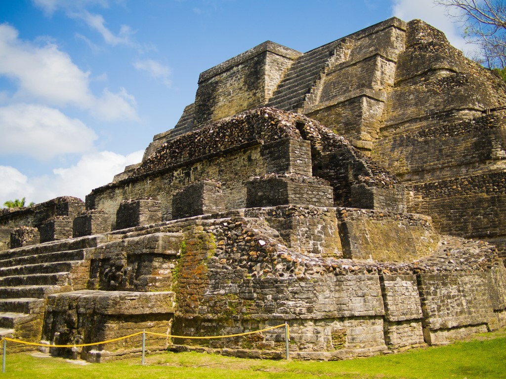ruins in belize city