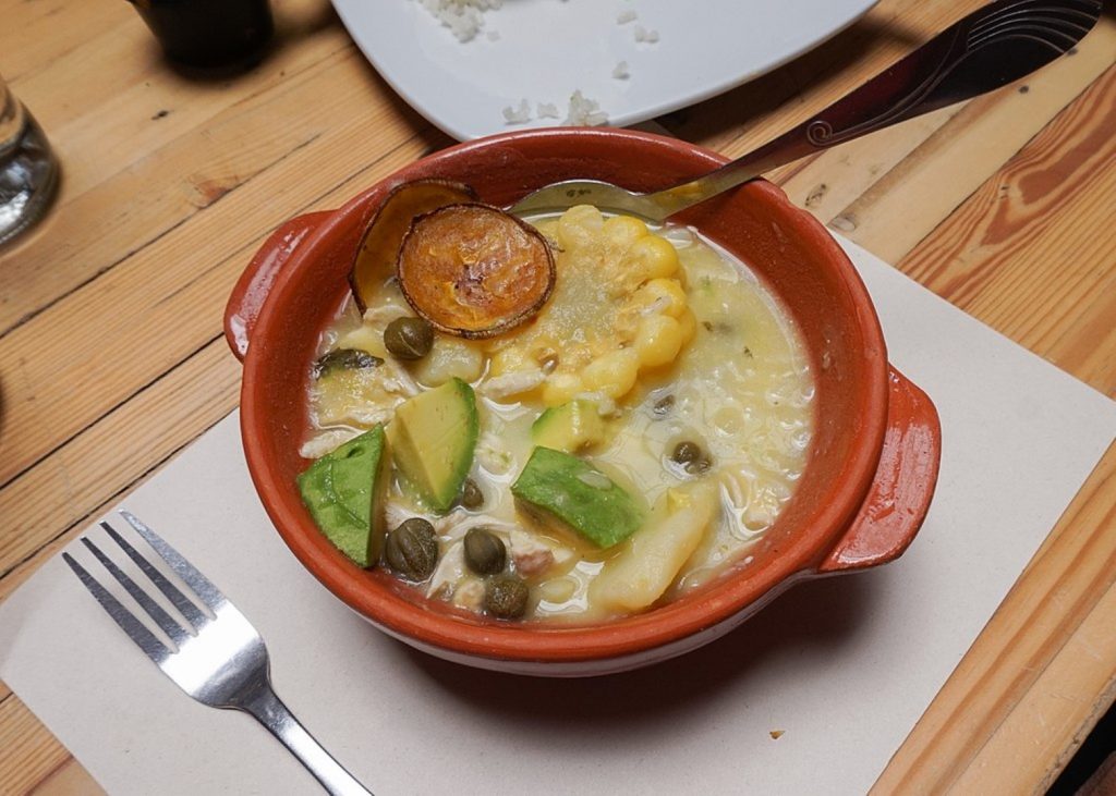ajiaco colombia food