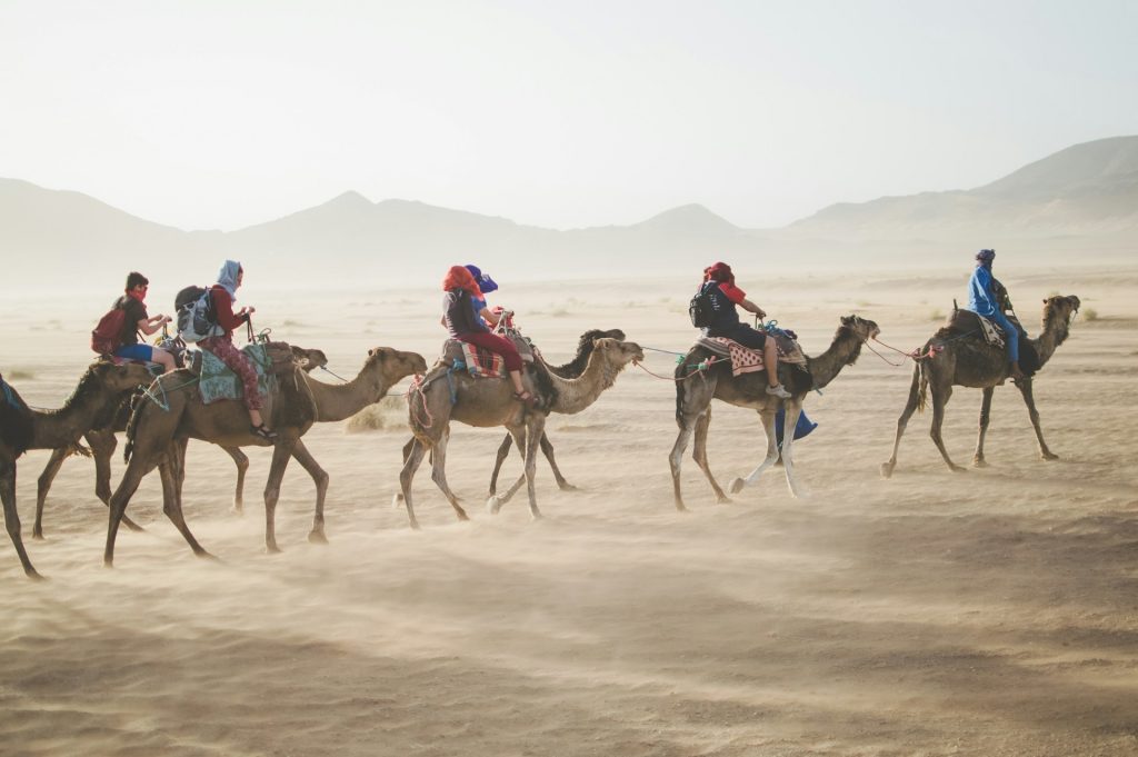 camel riding morocco