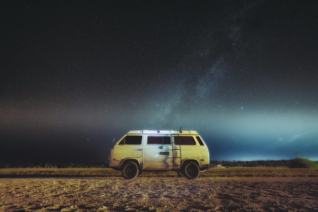 camper van sky