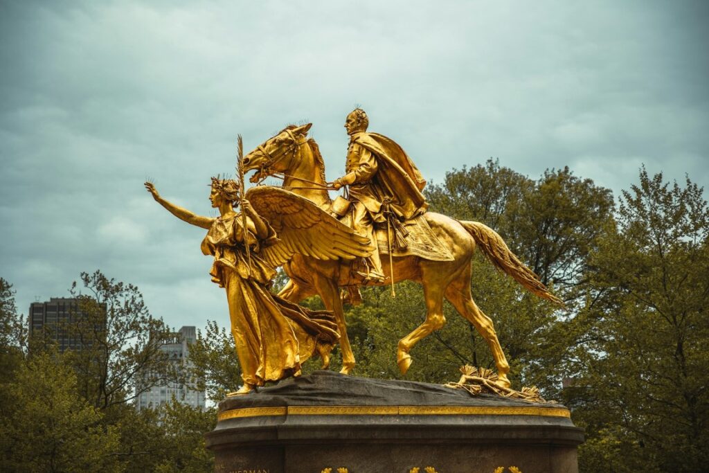 central park statue