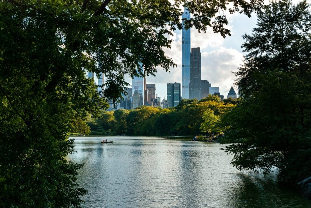 central park lake