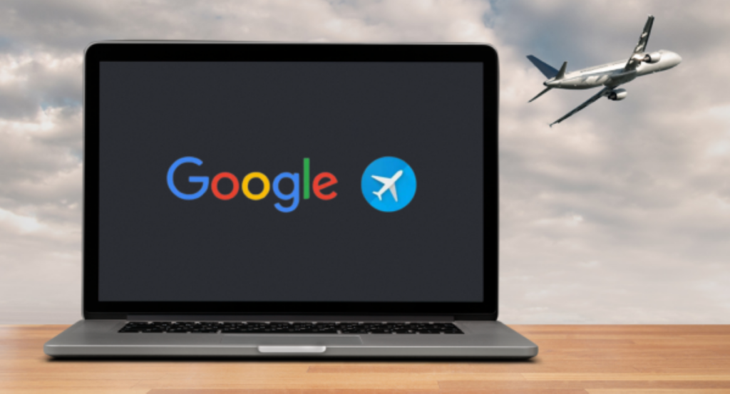 google flights laptop