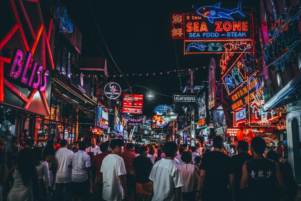 thailand lighted signs