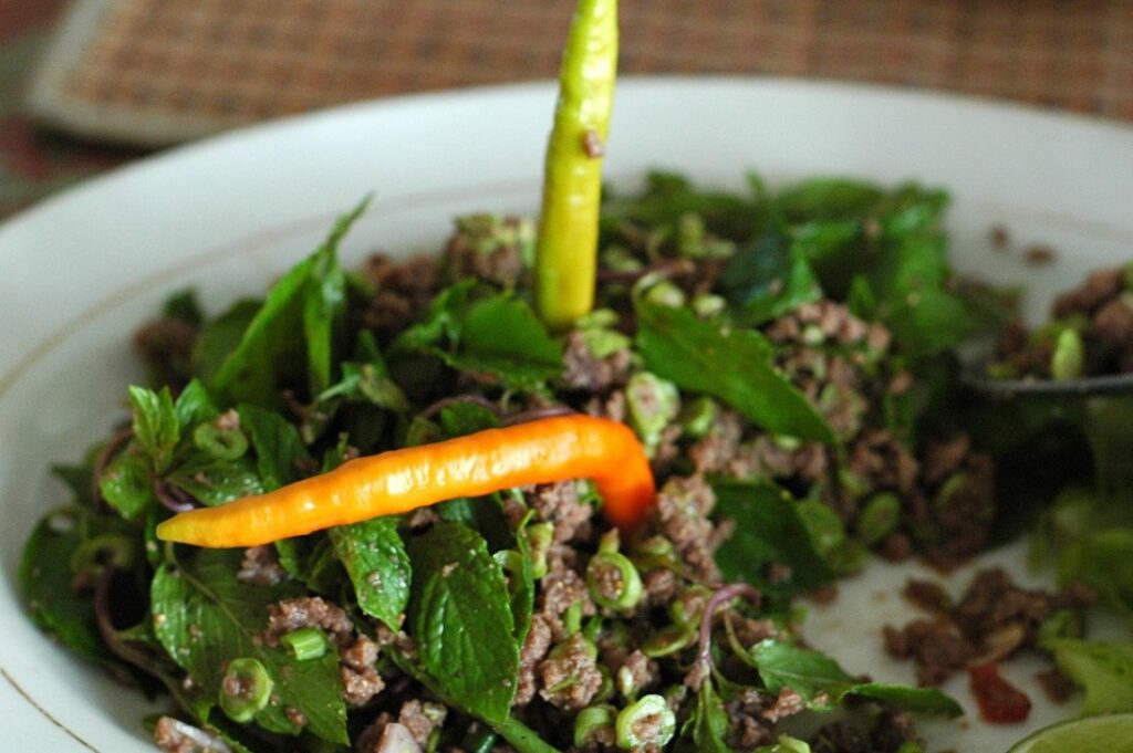 larb laos dish