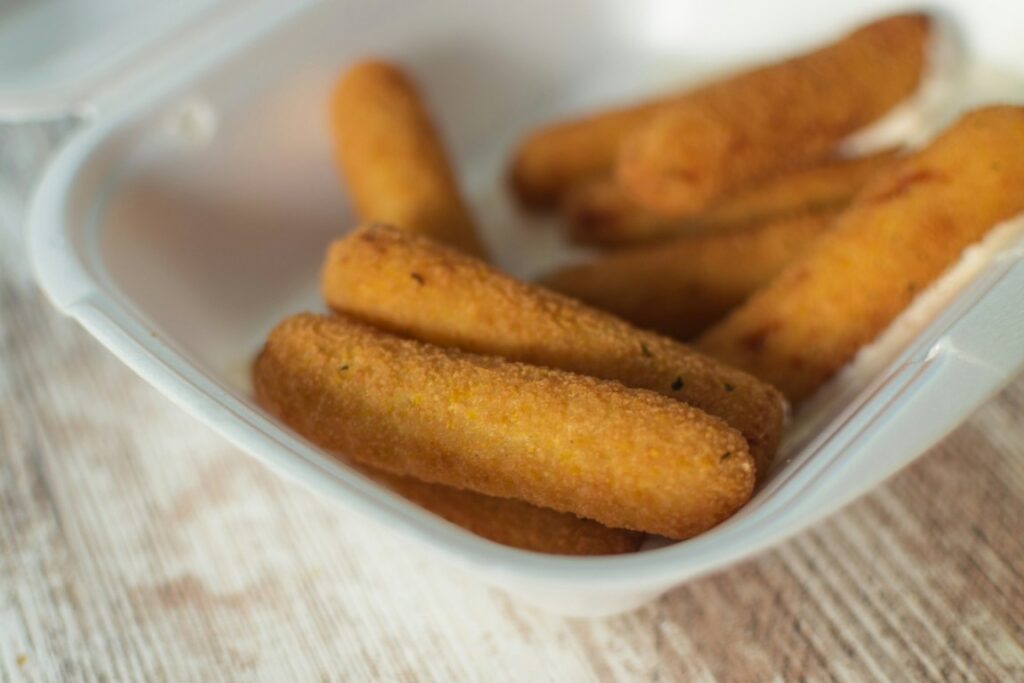 fried cheese sticks