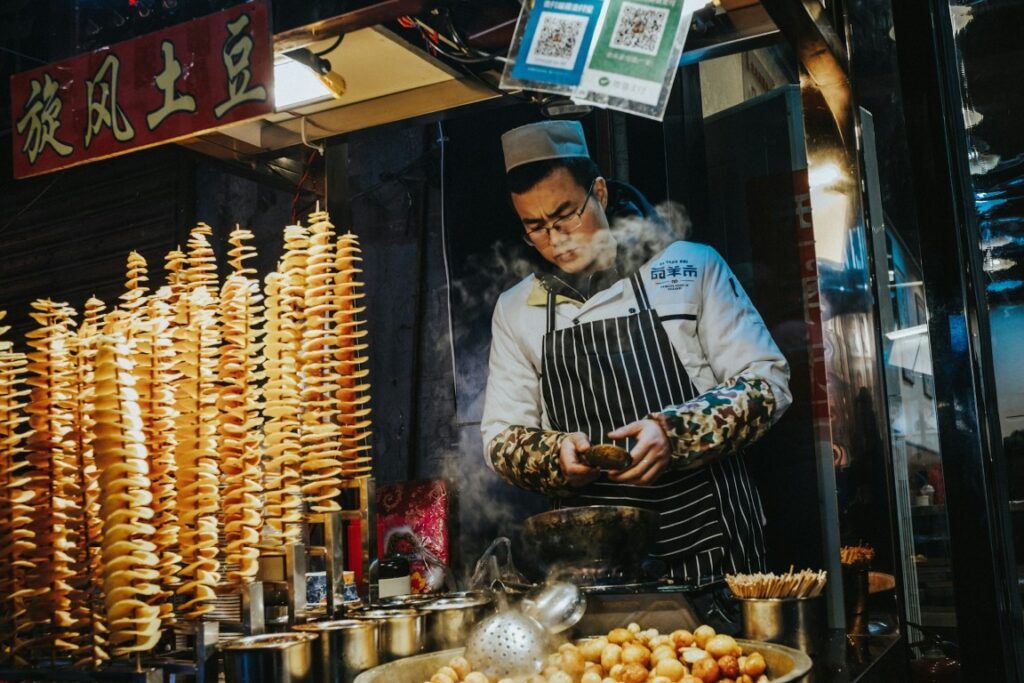 street food in china