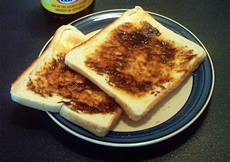 vegemite on toast