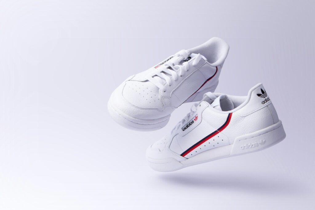 white shoes