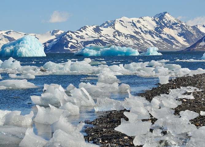 ice in svalbard