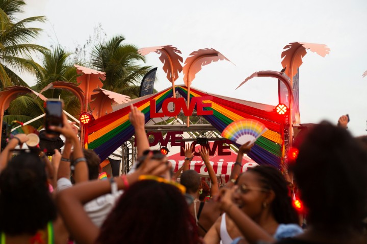 pride party in martinique
