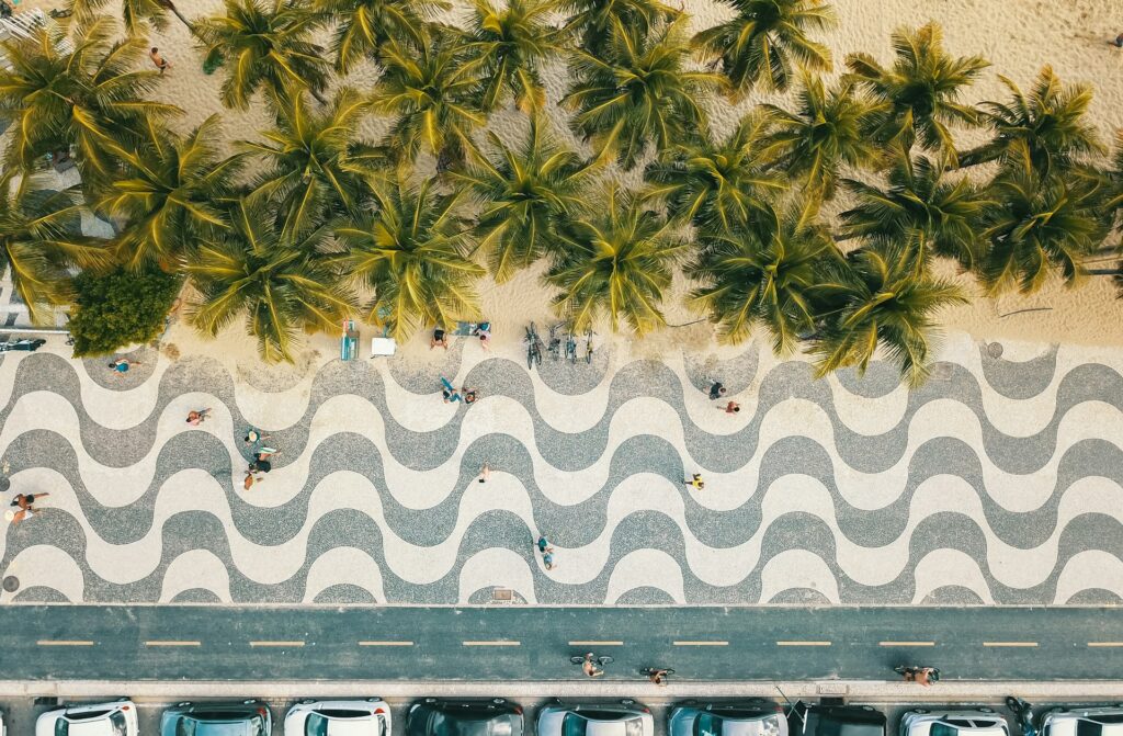 copacabana beach overhead