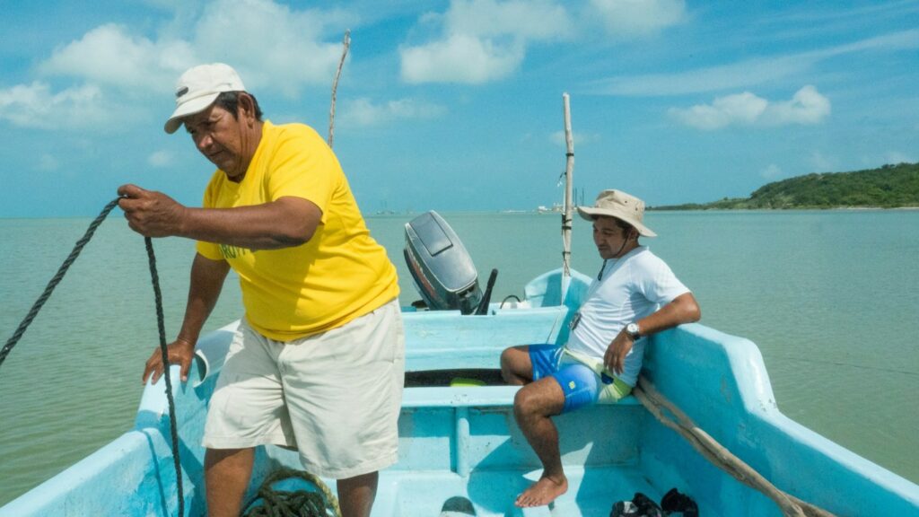 fishermen in campeche