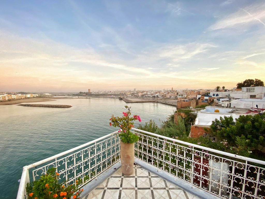 balcony view of the sea in rabat morocco
