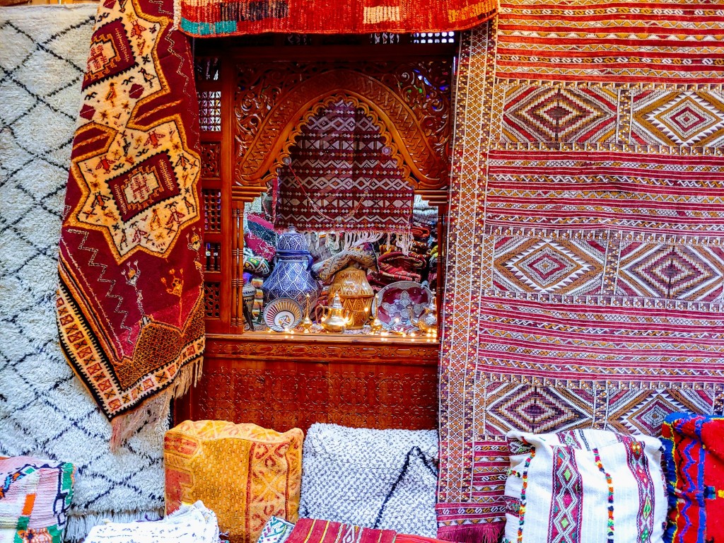 textile shop in fez morocco